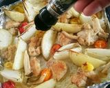 オーブンでほったらかし春野菜&チキン焼き作り方11写真