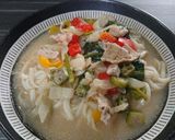 豚もも肉と彩り野菜の豆乳煮込み作り方9写真