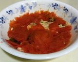 糖質制限の朝食に！ きのこトマト豆腐作り方3写真