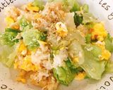 簡単うまい☆しらすとレタスの卵チャーハン作り方7写真