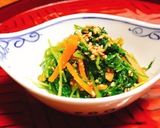 人参葉の胡麻和え作り方7写真