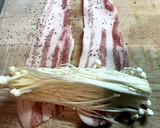 レンジで簡単！えのきの肉巻き蒸し作り方1写真