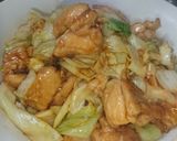 鶏肉とキャベツの旨味噌炒め作り方7写真