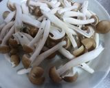 きゅうりとしめじのごま和え♪作り方2写真