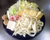 赤から鍋３番風　辛味噌鍋焼きうどん作り方4写真