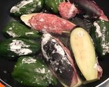 ただのピーマンの肉詰め&なす肉詰め作り方5写真