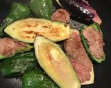 ただのピーマンの肉詰め&なす肉詰め作り方6写真