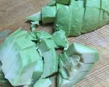 小エビの代わりのちくわアボカド作り方1写真