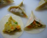 カレーにもう一品！餃子の皮deサモサ作り方3写真