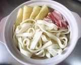 赤から鍋３番風　辛味噌鍋焼きうどん作り方6写真