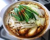 赤から鍋３番風　辛味噌鍋焼きうどん作り方10写真