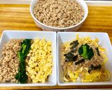 基本の鶏そぼろ☆そぼろ丼☆二色丼☆弁当等作り方15写真