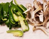 【低糖質】ピーマンと舞茸の塩昆布いため作り方1写真