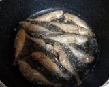 豆アジの唐揚げ☆油少な目作り方2写真