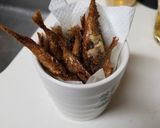 豆アジの唐揚げ☆油少な目作り方4写真