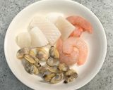 冷凍シーフードミックスのパスタ作り方1写真