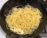 冷凍シーフードミックスのパスタ作り方4写真