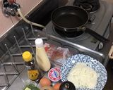 シーチキン生ハムチャーハン（シマチャー）作り方1写真