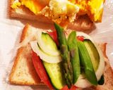 簡単挟むだけ野菜ボリュームサンドイッチ作り方2写真