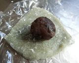 レンジで簡単★よもぎ大福作り方4写真