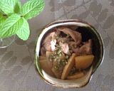 たけのこと豚肉の煮物 山椒風味作り方4写真