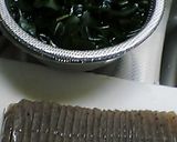 ワカメとこんにゃくの酢味噌和え　大葉添え作り方1写真