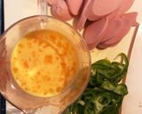 ソーセージとピーマンのたまごピザ作り方1写真