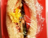 管理栄養士の卵　朝ごはんサンドイッチ弁当作り方3写真