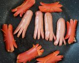 簡単切って焼くカニさんタコさんウインナー作り方1写真