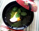 豆腐と海草のお澄し♪作り方5写真