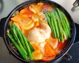 激辛スタミナ鶏ちゃんこ飯鍋作り方13写真