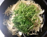 豆苗えのきのうま塩おかか炒め♪ラク旨☆作り方4写真