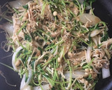 豆苗えのきのうま塩おかか炒め♪ラク旨☆作り方5写真