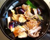 豚バラ茄子丼作り方3写真