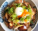 豚バラ茄子丼作り方6写真