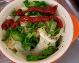 超簡単！玉ねぎのピリ辛とろ〜りチーズ焼き作り方3写真