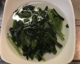 包丁を使わないほうれん草の御浸し作り方2写真