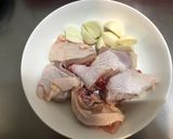 鶏肉のニンニクスープ【台湾料理】作り方1写真