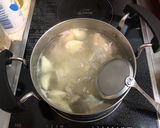 鶏肉のニンニクスープ【台湾料理】作り方2写真