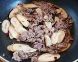 美味で簡単！ごぼうと牛肉の甘辛パスタ作り方5写真