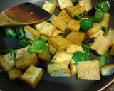 ★厚揚げピーマン茄子のピリ辛甘味噌炒め★作り方6写真