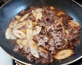 美味で簡単！ごぼうと牛肉の甘辛パスタ作り方6写真