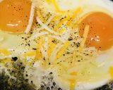 シンプルエッグ☆チーズを合わせる目玉焼き作り方2写真