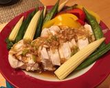 鶏胸肉と野菜を蒸すだけ！アジアン風味作り方9写真