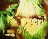 鶏肉&豆腐と白菜ベースのキムチ鍋作り方2写真