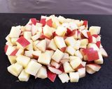 チーズとマッチ！餃子の皮アップルパイ!!作り方1写真