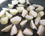 ナスとピーマンの揚げ焼き甘辛トロッ炒め作り方3写真