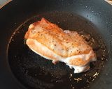 クリームチーズ照り焼きチキンサンド作り方1写真