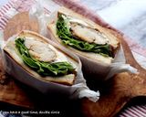 クリームチーズ照り焼きチキンサンド作り方6写真
