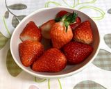 いっしょに食べよっ♡塩バニラいちご作り方1写真
